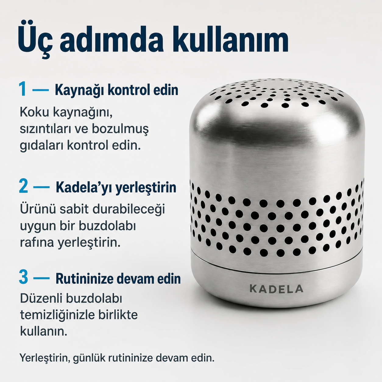 Kadela Buzdolabı Koku Giderici